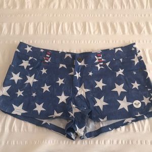 Sold NWOT Roxy American Flag Themed Board Shorts